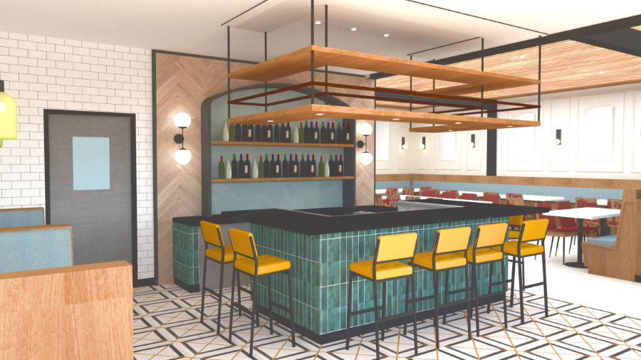 Hamilton Architects | Bar Render