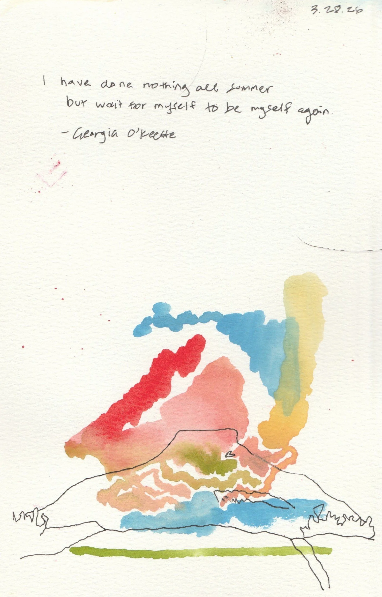 Watercolor 1.5 Hour One-On-One Lesson
