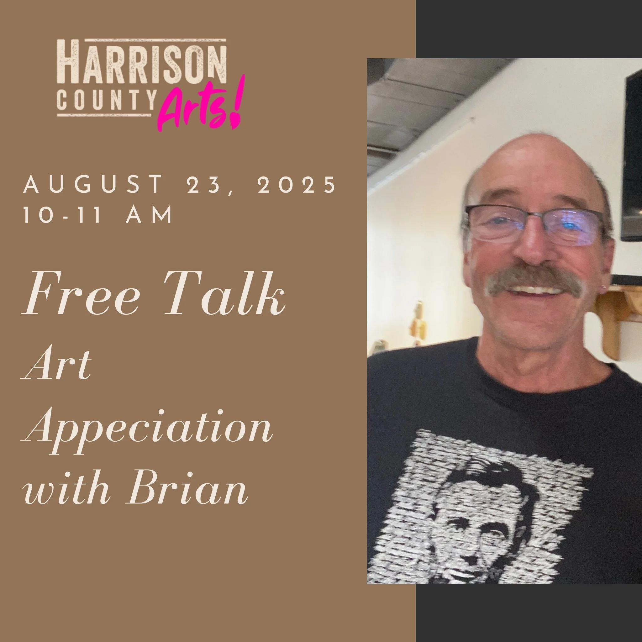 Art Appreciation with Brian Jones Free & Open to the Public