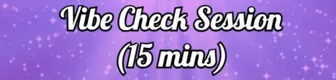 Vibe Check Session