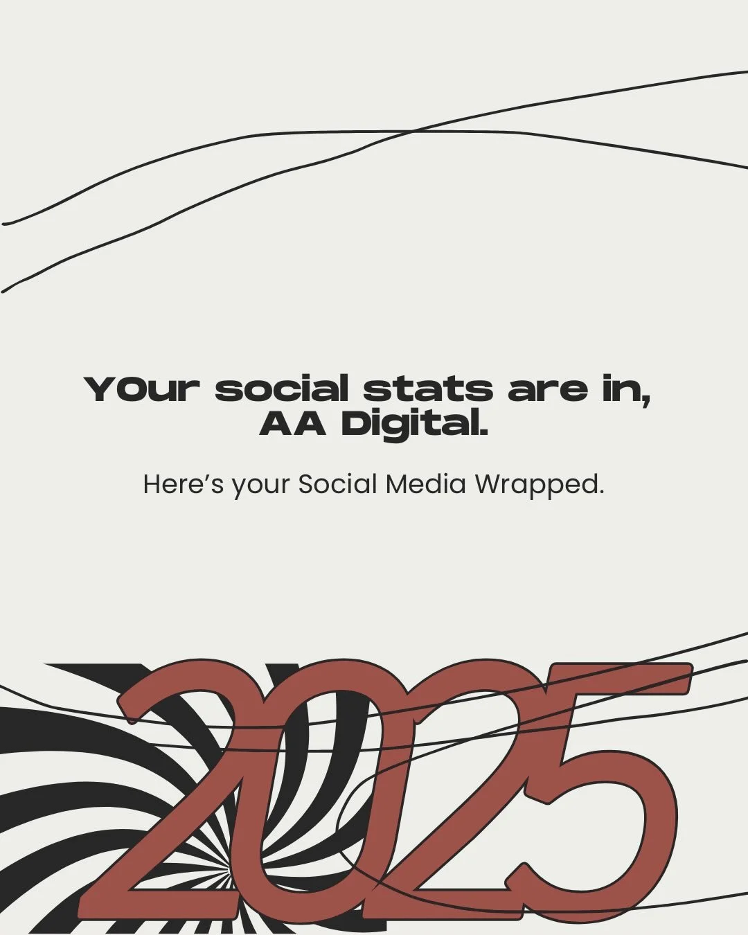 And that&rsquo;s a wrap on 2025👏

2025, you were so good to us &amp; brought us so much to be grateful for. We&rsquo;re so lucky to work with the best clients, meet other creatives, and have the best job ever!!! Let&rsquo;s do this, 2026 🤍