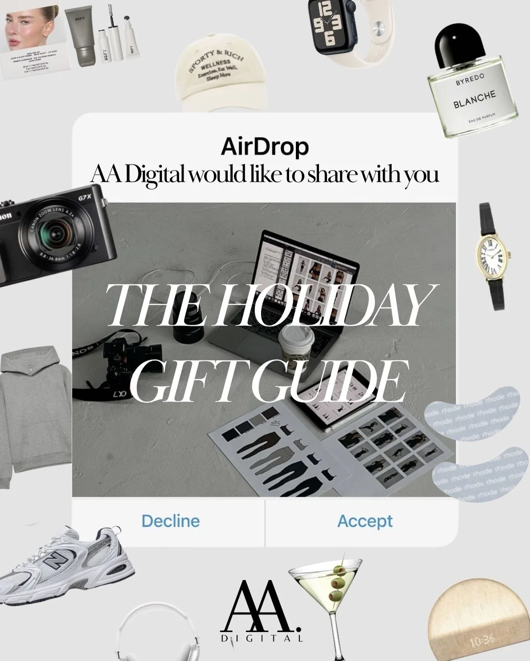 JUST IN: THE AA DIGITAL HOLIDAY GIFT GUIDE. 👀

#holidaygiftguide #giftideas #marketingagency #socialmediamarketing