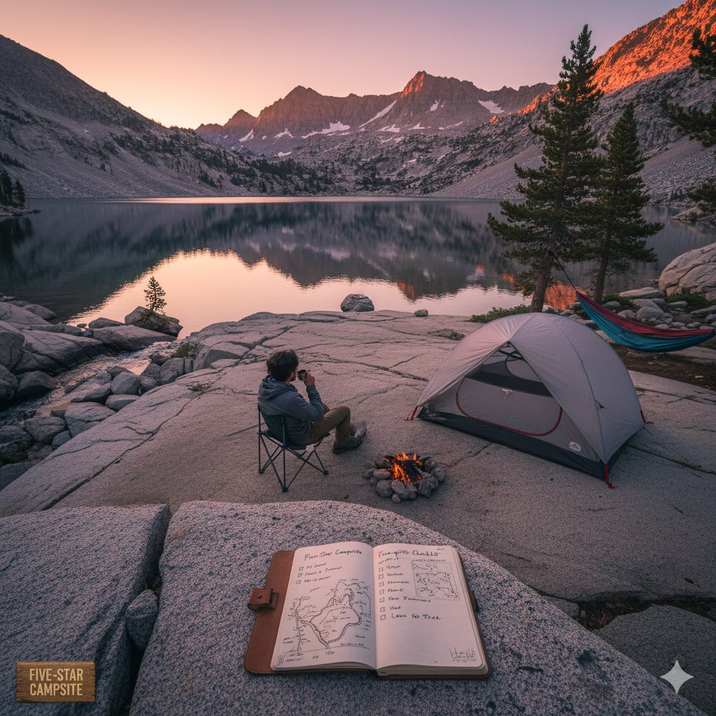 The Subtle Art of Choosing a Five-Star Campsite