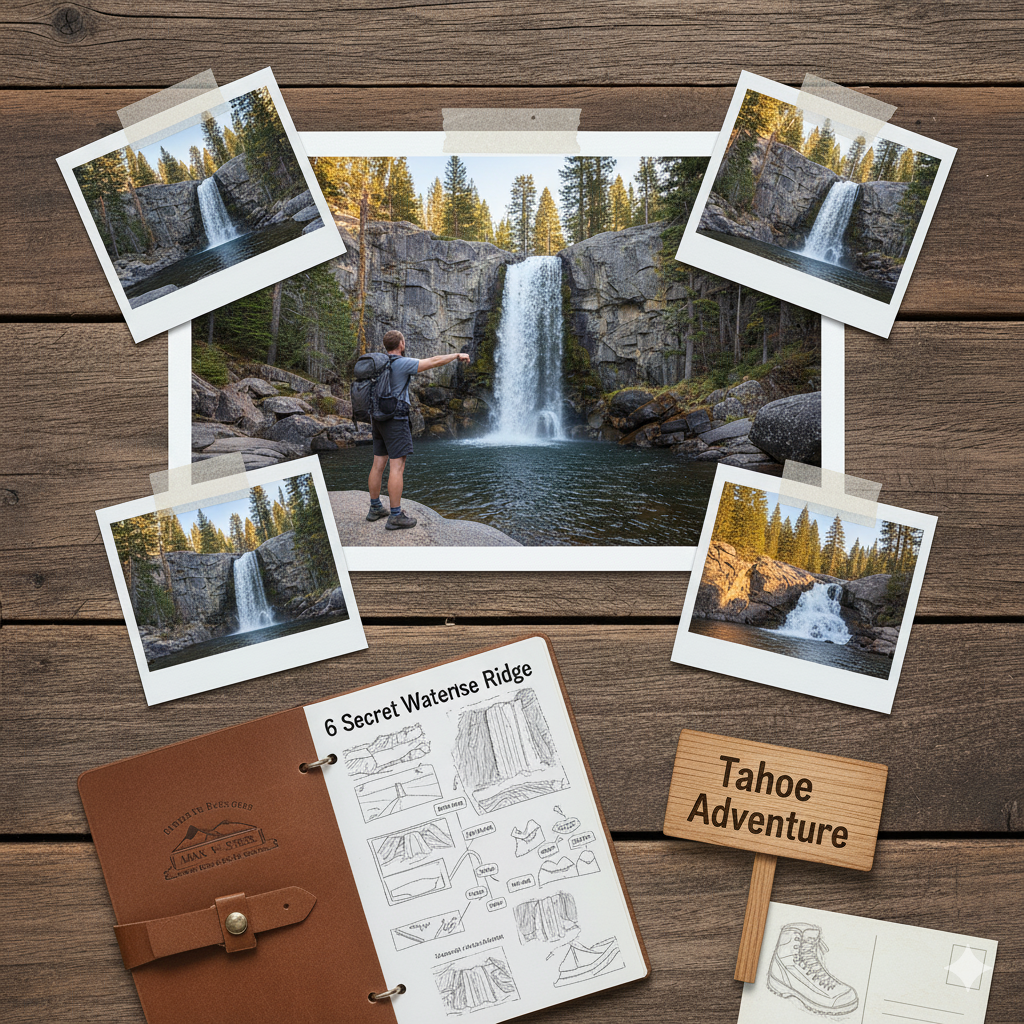 6 Secret Waterfalls Along Grouse Ridge That Redefine Tahoe Adventure