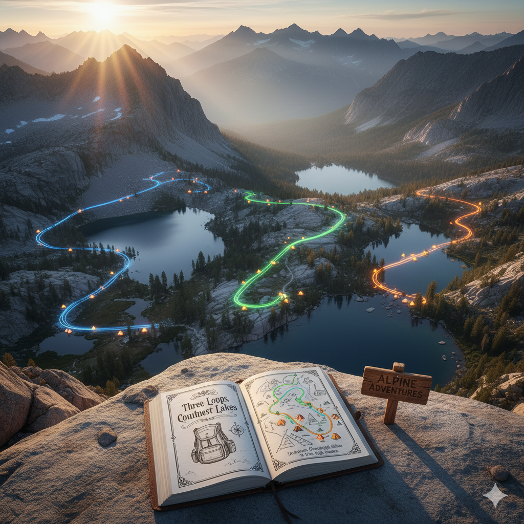 Three Loops, Countless Lakes: Immersive Overnight Hikes in the High Sierra