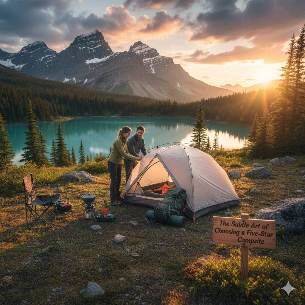 The Subtle Art of Choosing a Five-Star Campsite