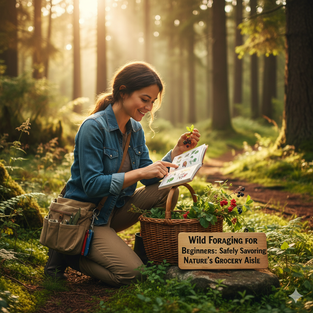 Wild Foraging for Beginners: Safely Savoring Nature’s Grocery Aisle