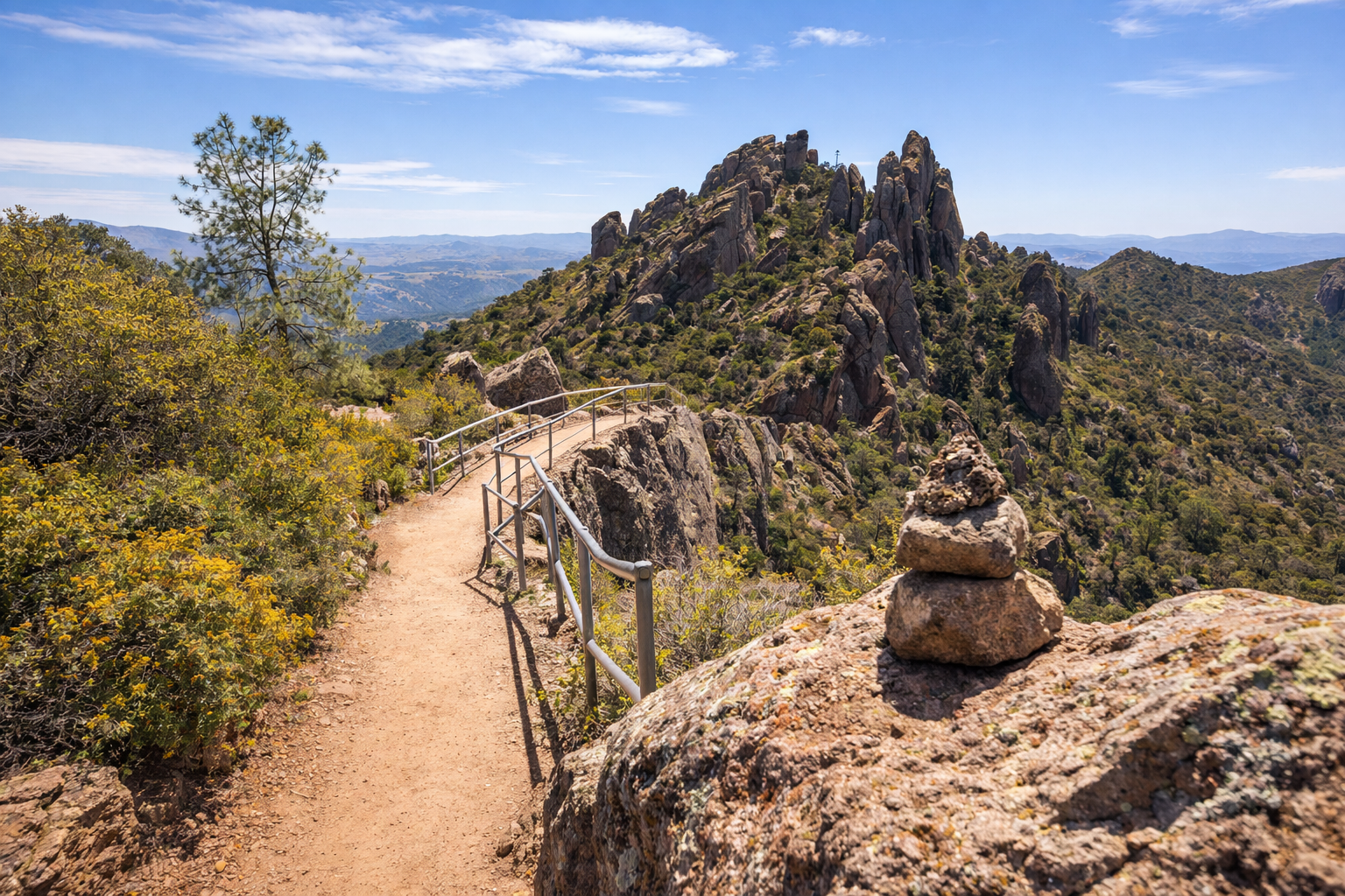 Leave No Trace on High Peaks Trail (Pinnacles National Park)