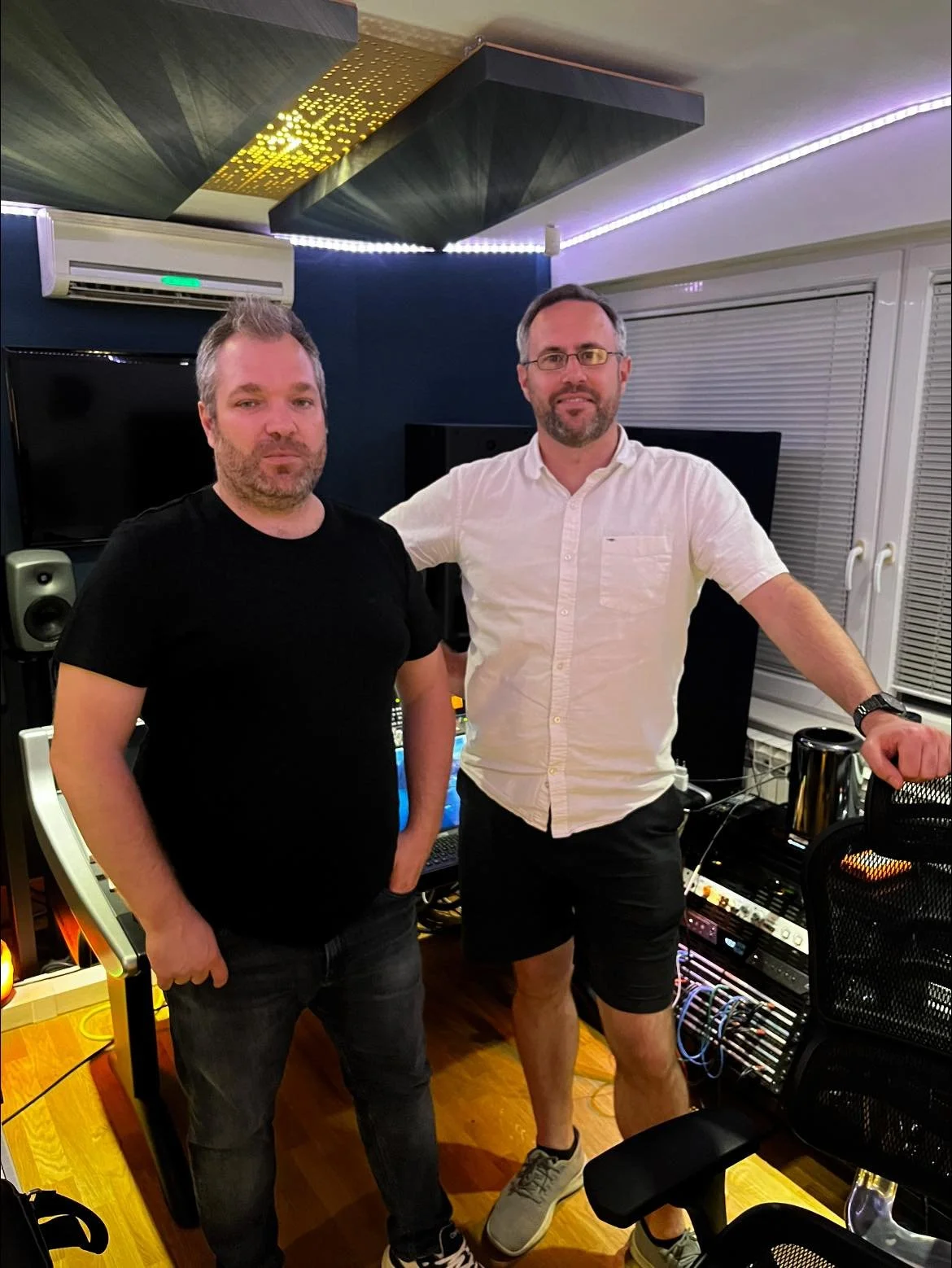 Grammy-winning engineer Lance Powell visiting Longplay Studios in Zagreb