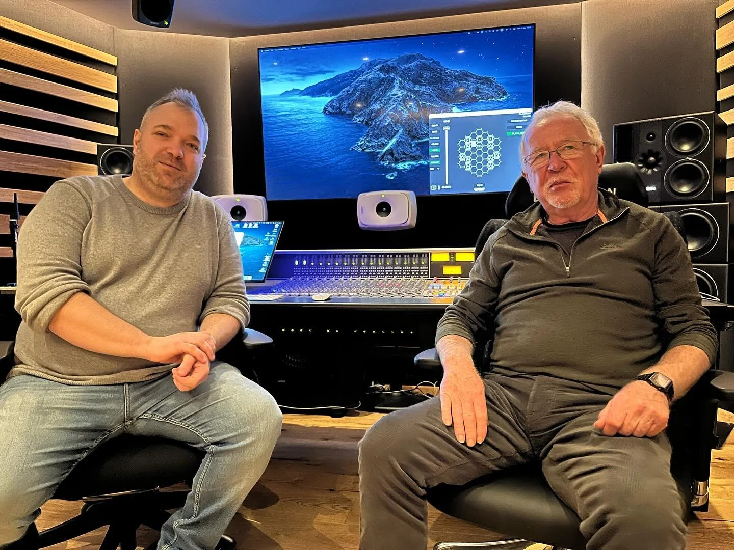 Chris Jenkins, the mind behind iconic SSL console designs, visiting Longplay Studios
