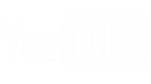 YouTube logo with black background and white text