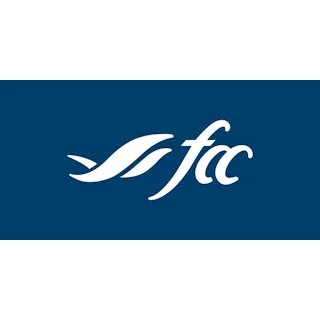Logo with stylized bird and the letters 'ffc' on a blue background.
