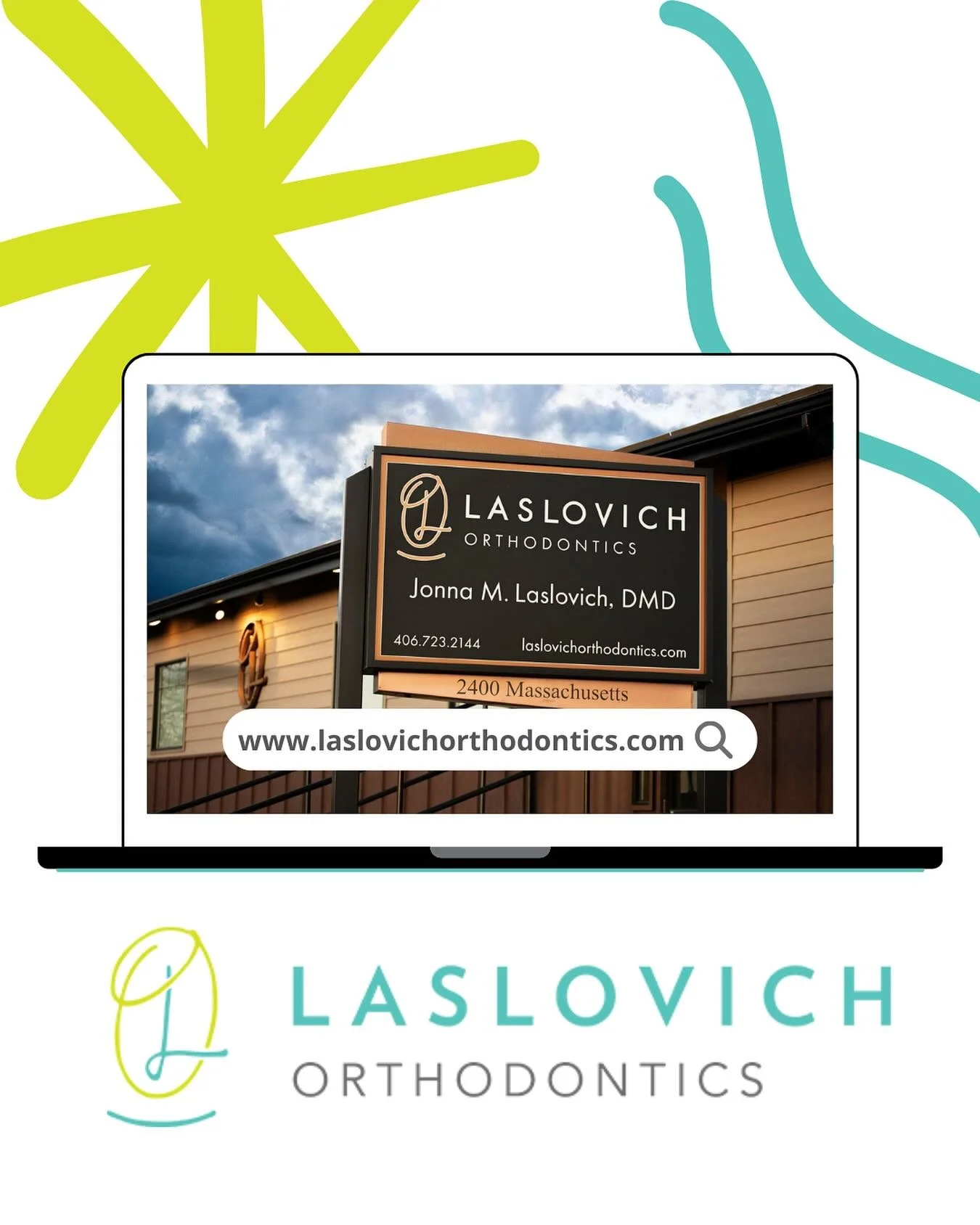 New site, same great smiles! 💻✨ 

Check out our fresh new look at laslovichorthodontics.com or the link is in the bio! 

Take a peek and tell us what you think!