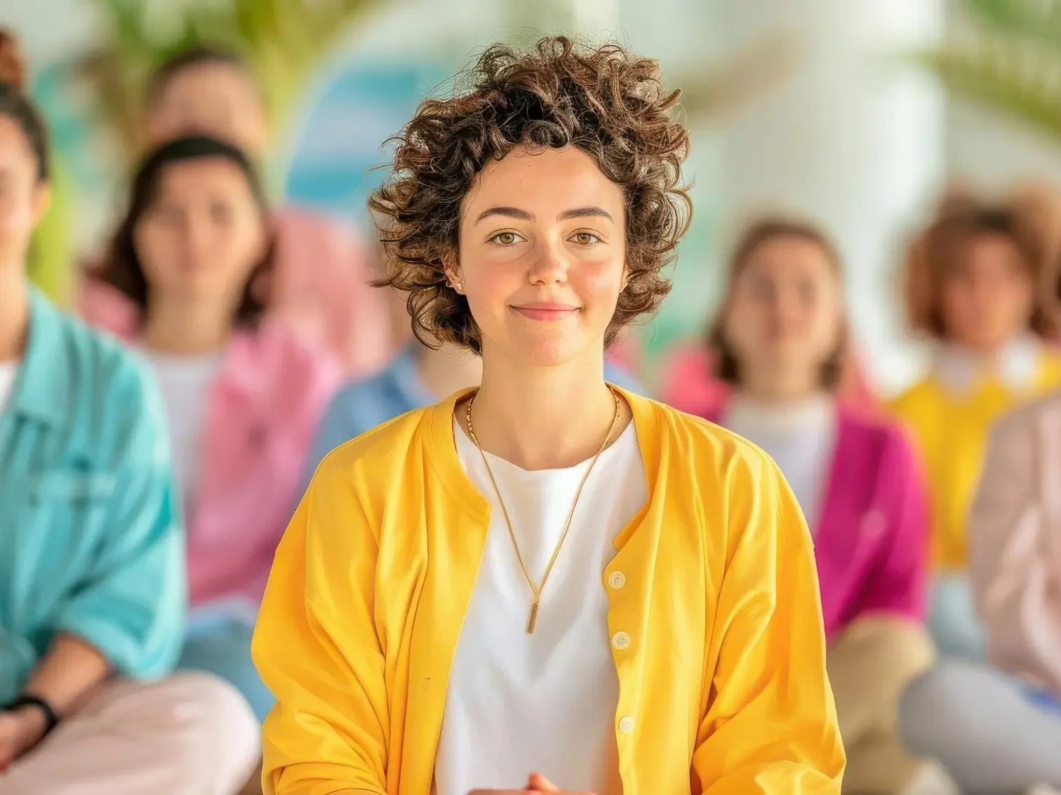 Personas en evento de medicina integrativa en Colombia aprendiendo sobre bienestar y salud natural