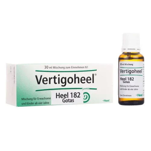 Vertigoheel Gotas x 30 ml de Heel, medicamento homeopático de prescripción médica con registro INVIMA MH2019-0000710-R1. Distribuido por Alternativ Colombia.