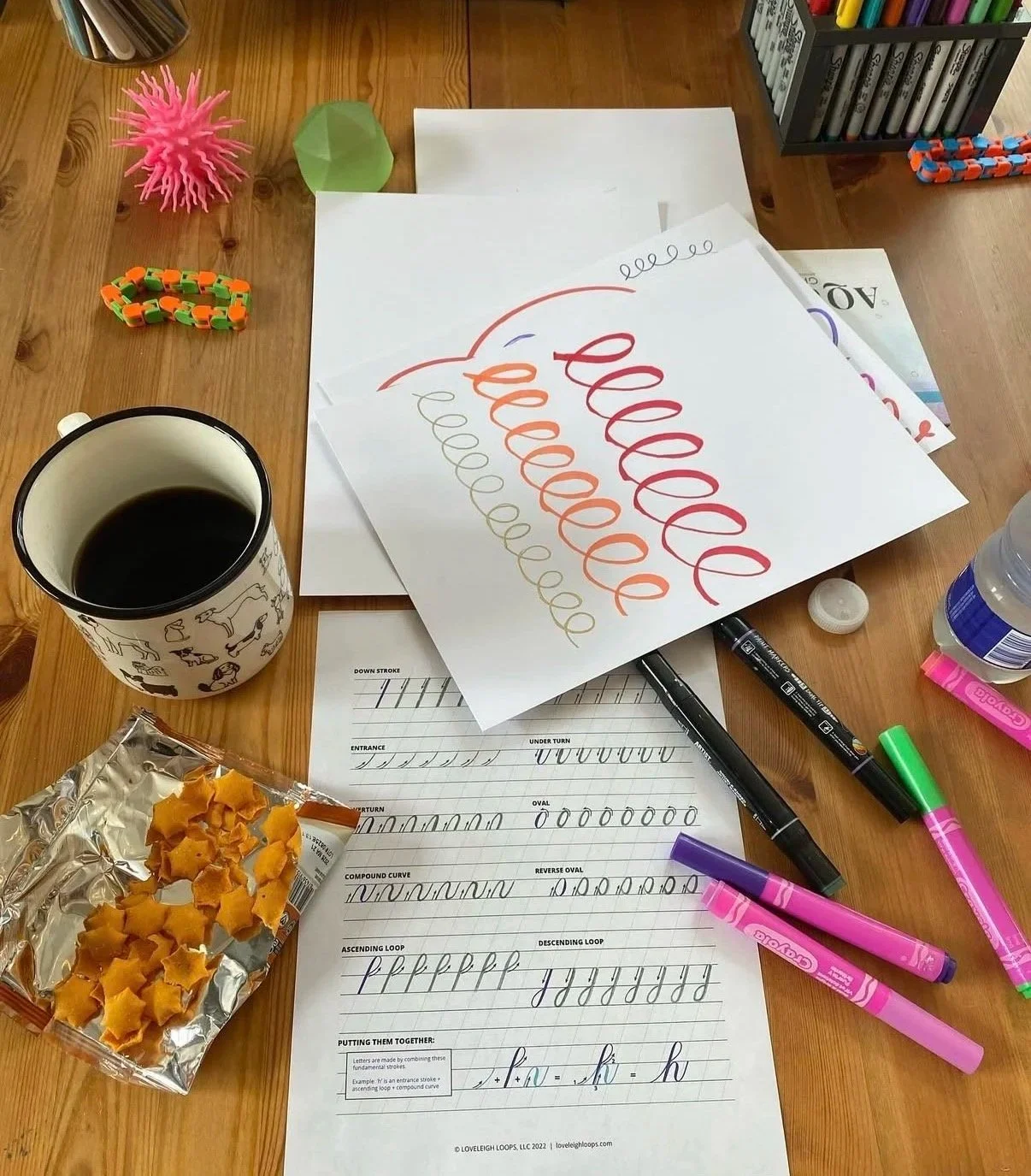 Calming Calligraphy with Hannah