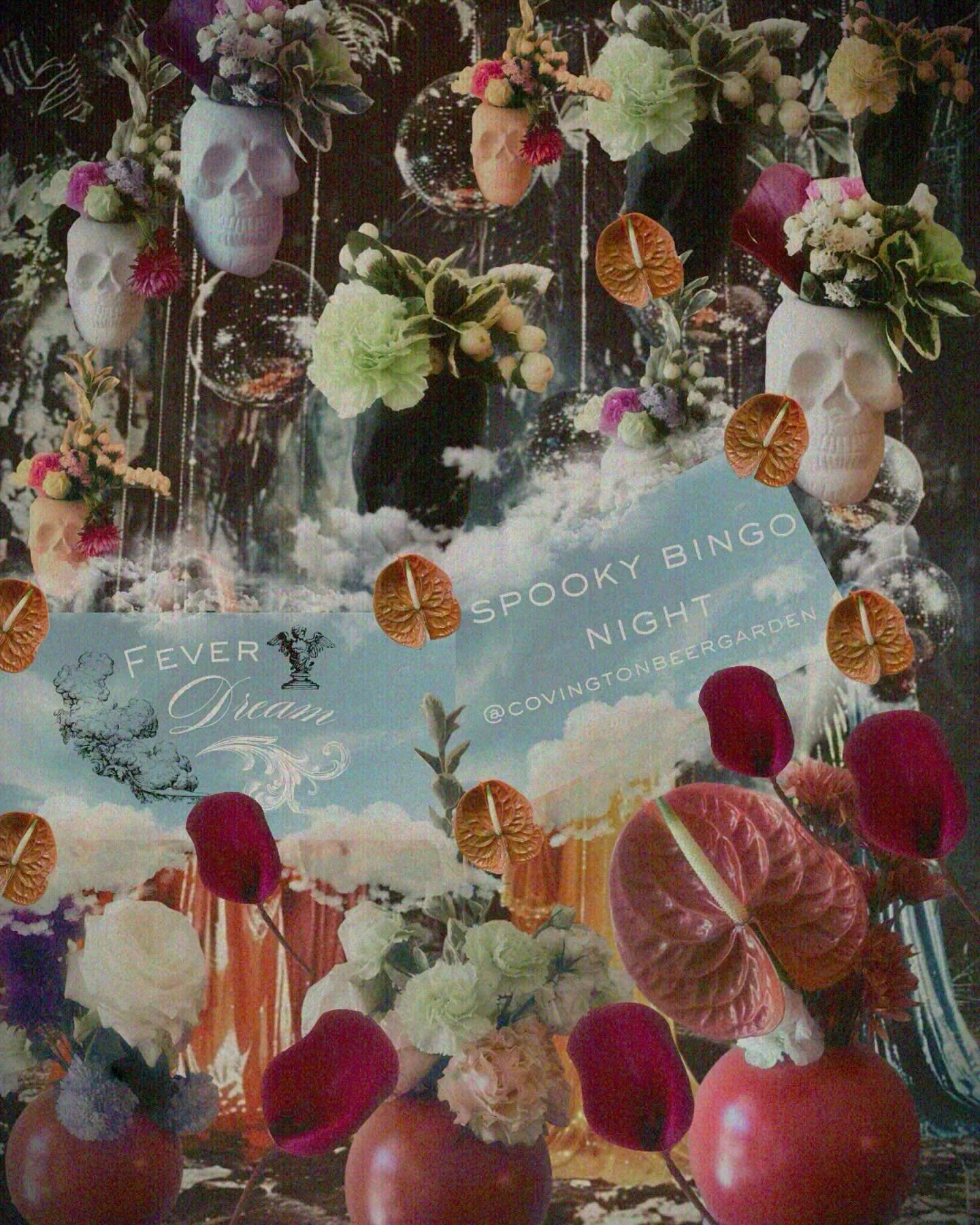 Tonight, 7:30 PM at @covingtonbeergarden: Spooky Bingo sponsored in part by Fever Dream. Come early, grab a card, and play for witchy Halloween prizes and floral surprises. See you there! 🎃

#SpookyBingo #CovingtonBeerGarden #FeverDreamFlowers #Winn