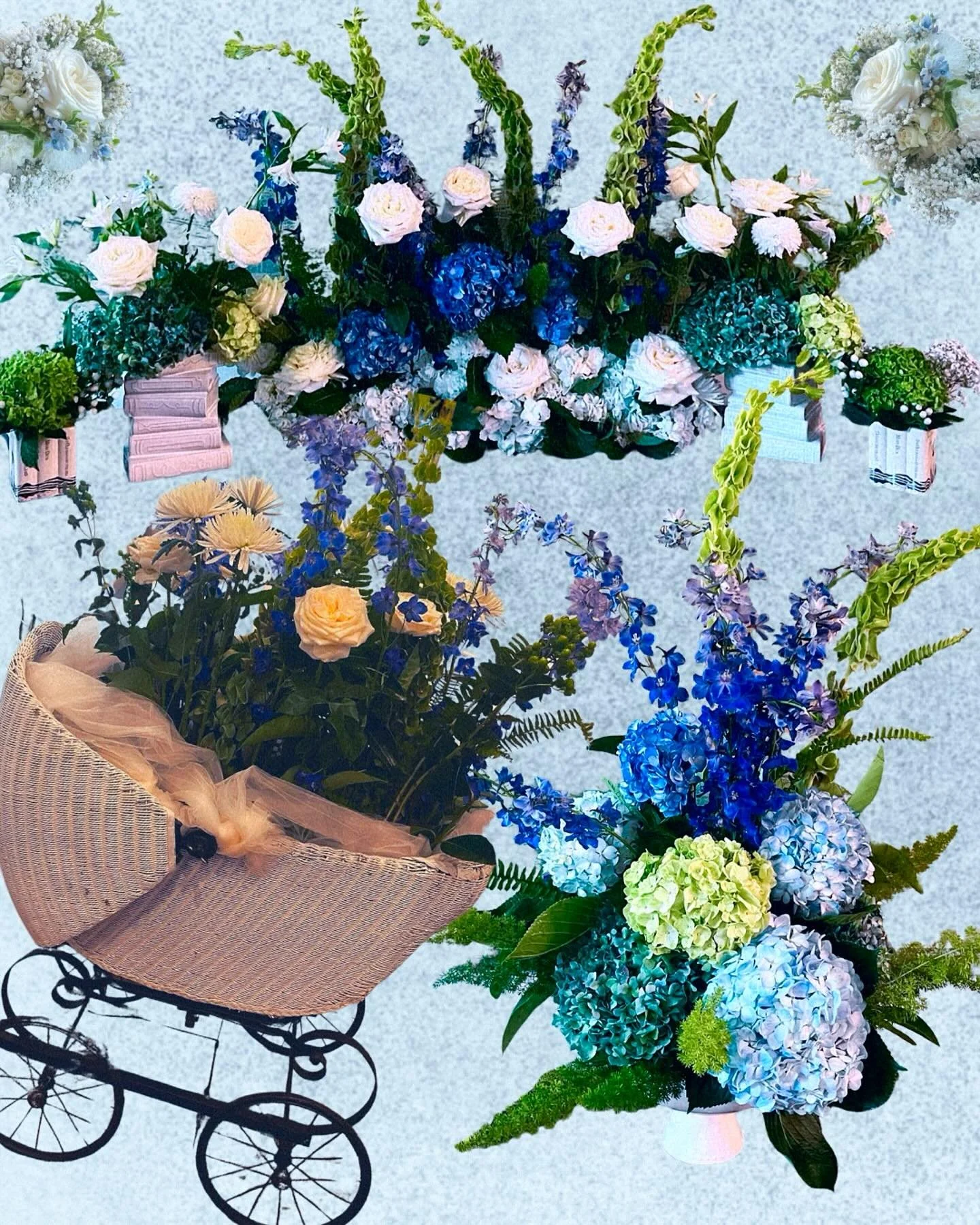 Lush baby blues to welcome the baby boy on the way ✨🩵

#BabyShowerMagic #BabyBoyOnTheWay #BlueBlooms #FeverDreamFlorals #WhimsicalFlowers #HydrangeaLove #DelphiniumBlue #FloralDesigner #LouisianaEvents #BabyShowerInspo #BabyShowerVibes #BlueBabyShow