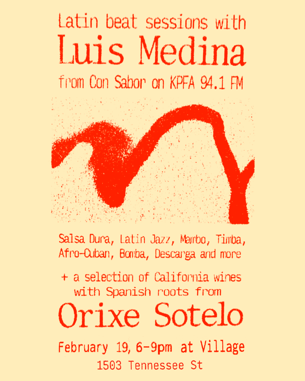 DJ Luis Medina + Sotelo Wines BTG