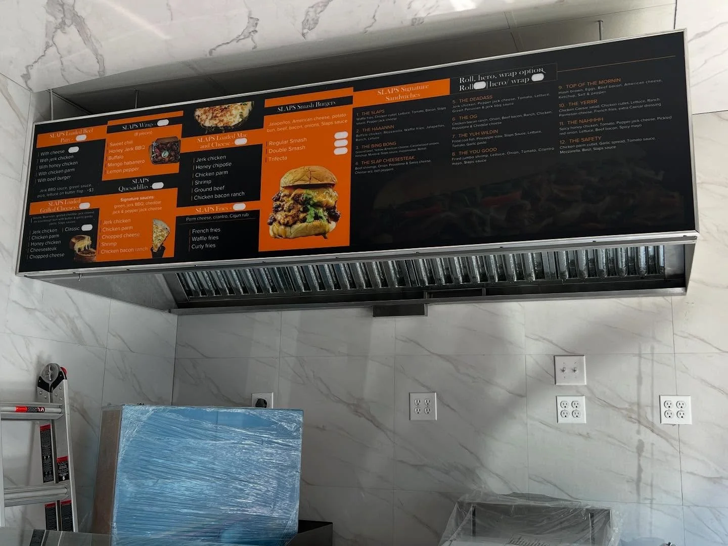 Menu box for deli #GLASigns #Menu #Deli #NYC