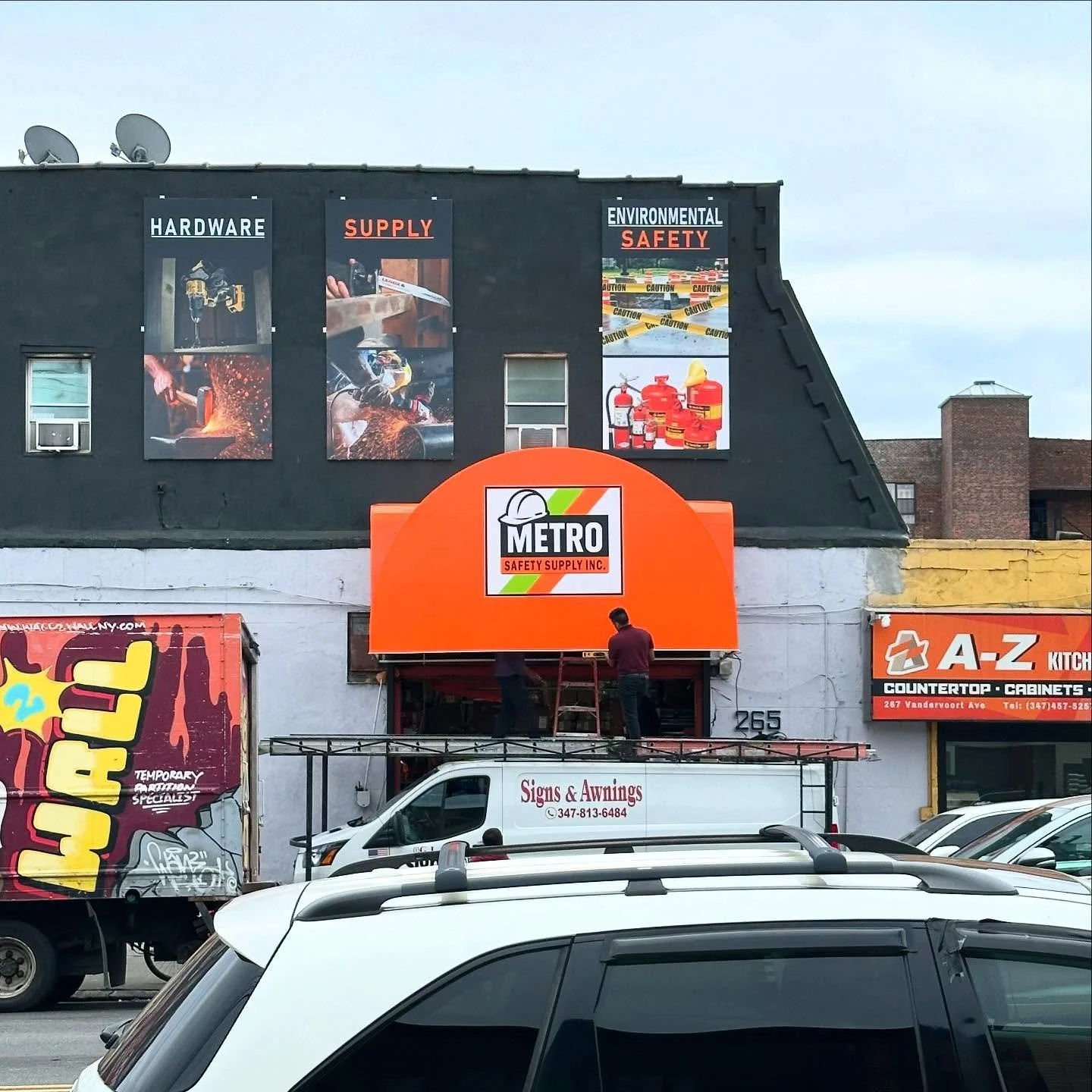 Part one, Metro safety supply #GLASigns #Awning #Banners #BK #NYC #๐ช #๐ซก