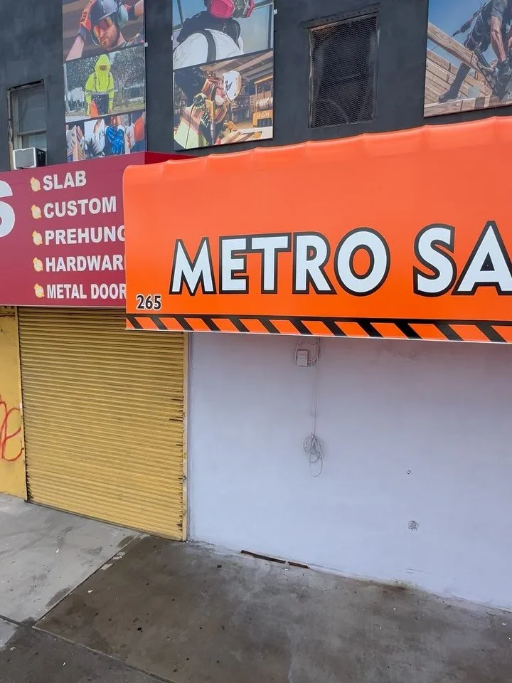 Metro safety supply #GLASigns #NYC #Brooklyn #Awning #Banners #Safety