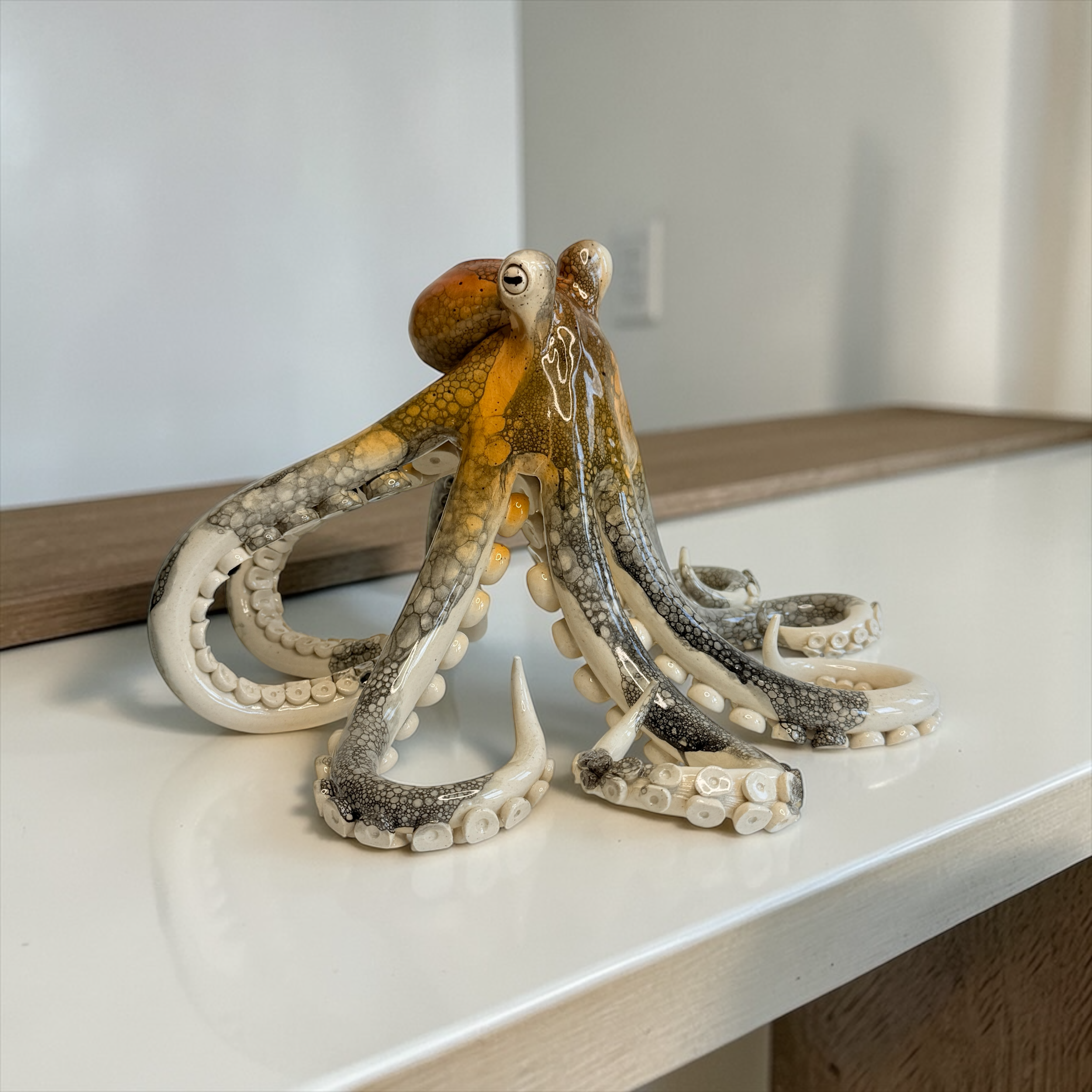 Reef Crawler (Bone and Bright Orange)