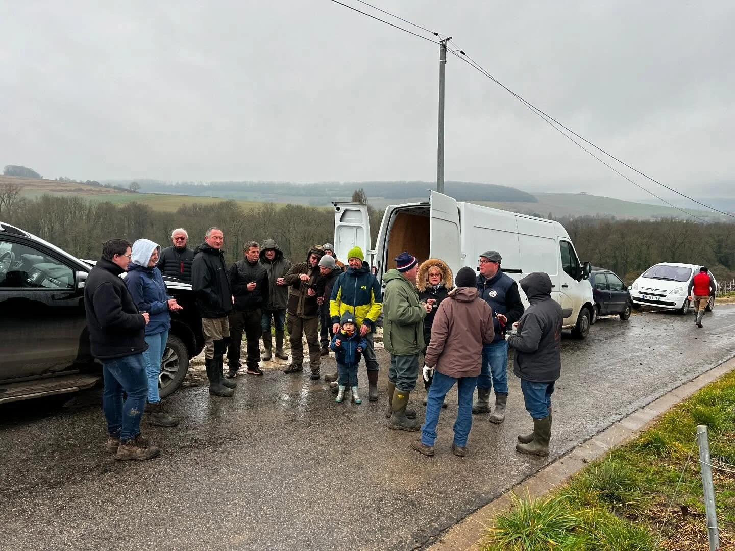 Saint Vincent 2025 - sous la pluie mais chaleureux quand m&ecirc;me ! #champagne #saintvincent #sgv #vigneronindependant #valleedelamarne #meunier #cloudy #paradis