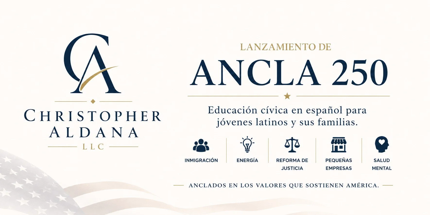 Christopher Aldana lanza ANCLA 250
