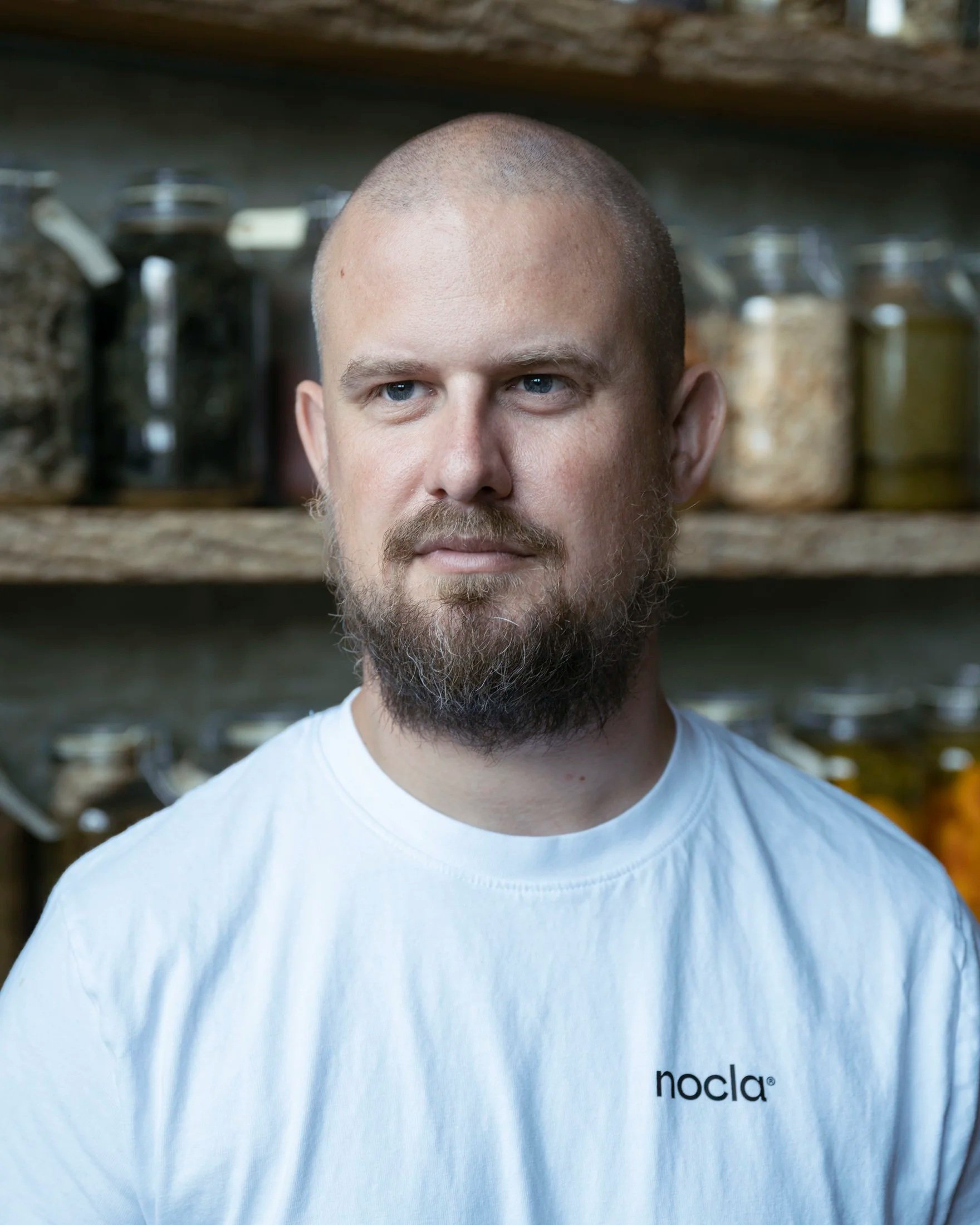 Business- und Portraitfotografie: Morten Rastad, Startup-Gründer aus Aarhus, in seinem Michelin Star Restaurant 