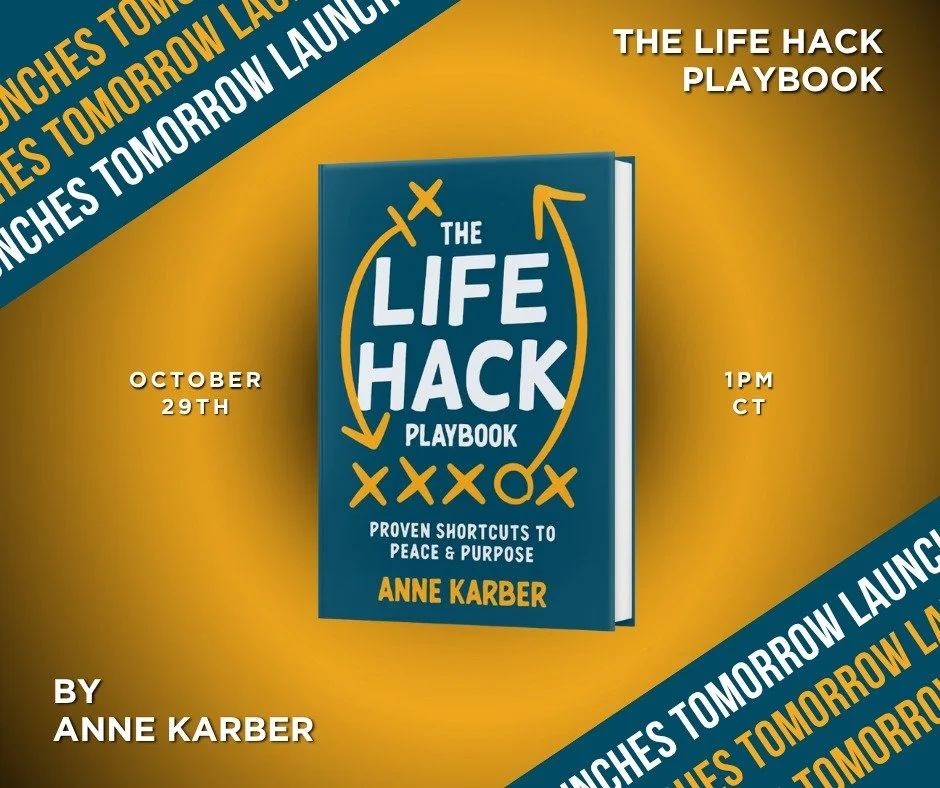 🚨 IT&rsquo;S. HAPPENING. TOMORROW. 🚨
Anne Karber&rsquo;s The Life Hack Playbook officially drops &mdash; the unapologetic self-help revolution we&rsquo;ve all been waiting for. 💥

👉 Register now for the virtual book launch party (it&rsquo;s quick