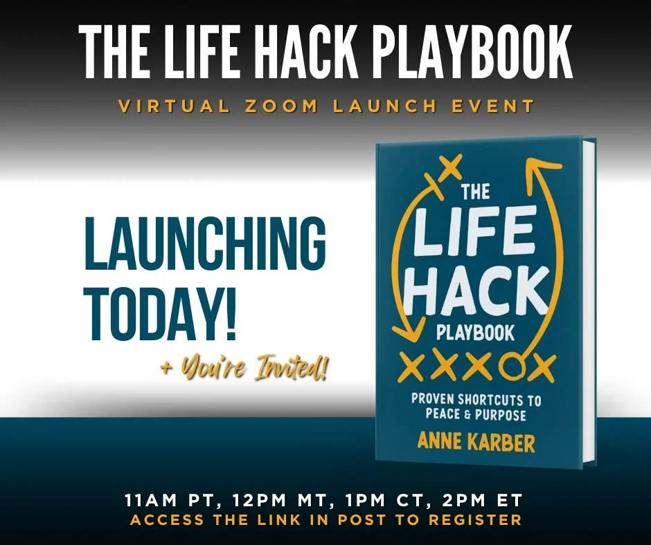 🚨IT'S HERE! 🚨

The Life Hack Playbook officially drops TODAY! 🎉

This isn&rsquo;t just another self-help book &mdash; it&rsquo;s real, raw, and packed with proven shortcuts to peace and purpose.

We&rsquo;d love your support at the virtual launch 