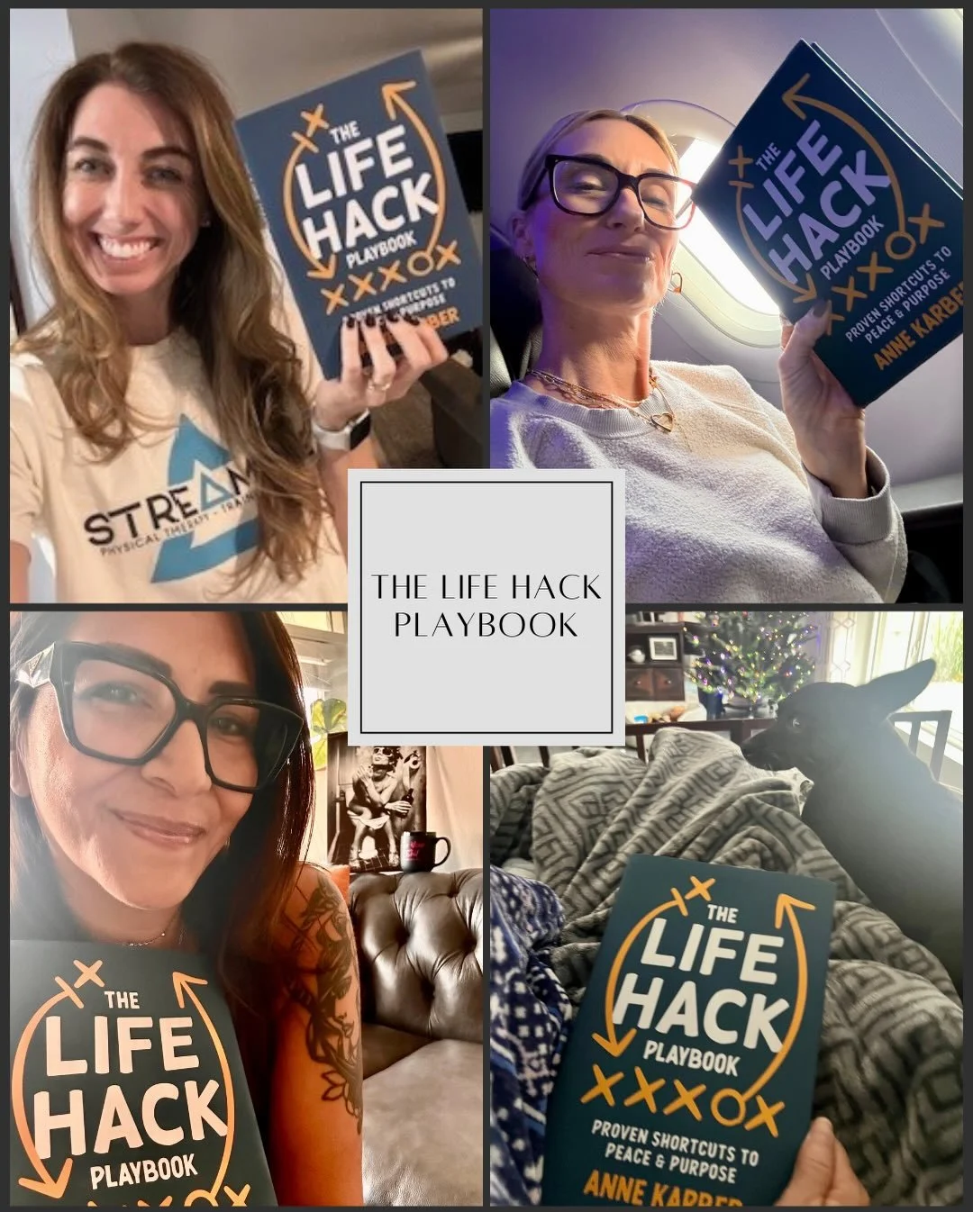 Look at this gorgeous group of humans doing the work. 🩷
Where are YOU reading The Life Hack Playbook from? 
Drop your city or send in your pic so we can feature you! 📷 And if you haven&rsquo;t grabbed your copy yet&hellip;what are you waiting for? 