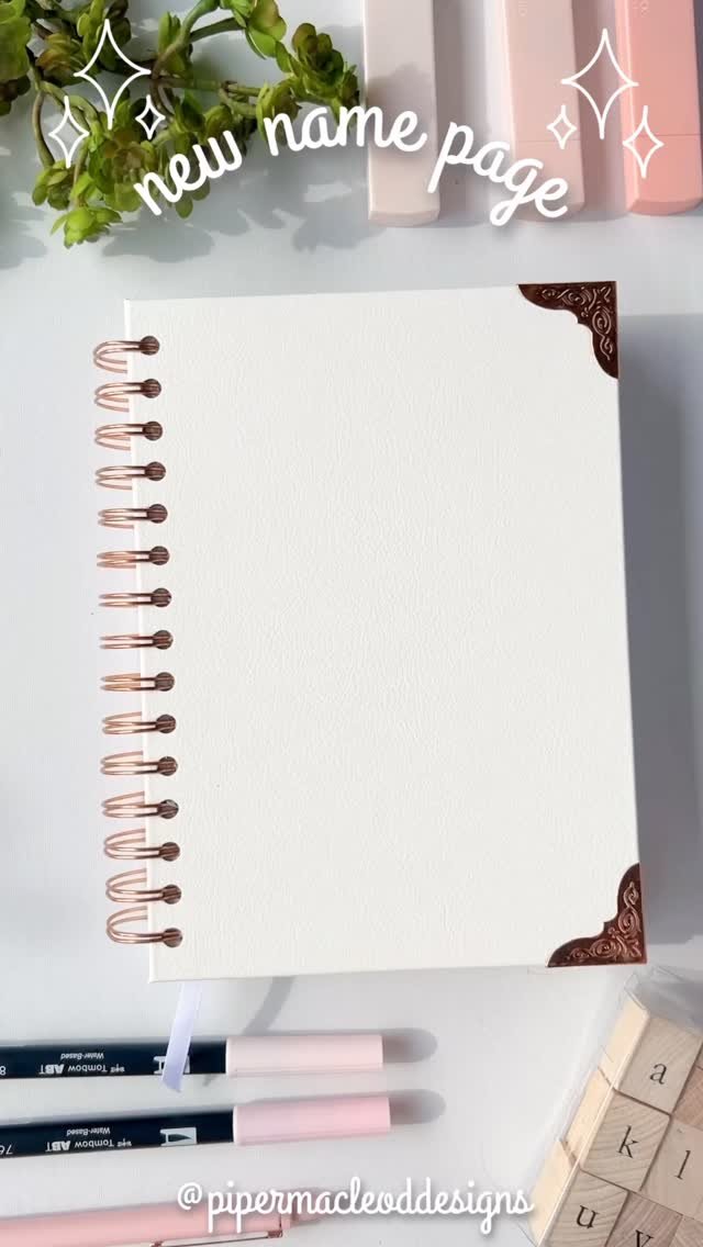 A fresh beginning ✨
Here’s a close-up of my newly designed “This Journal Belongs To” page — simple, elegant, and made to make your journal feel truly yours. ♡
Whether you’re tracking habits, planning your year, or docum