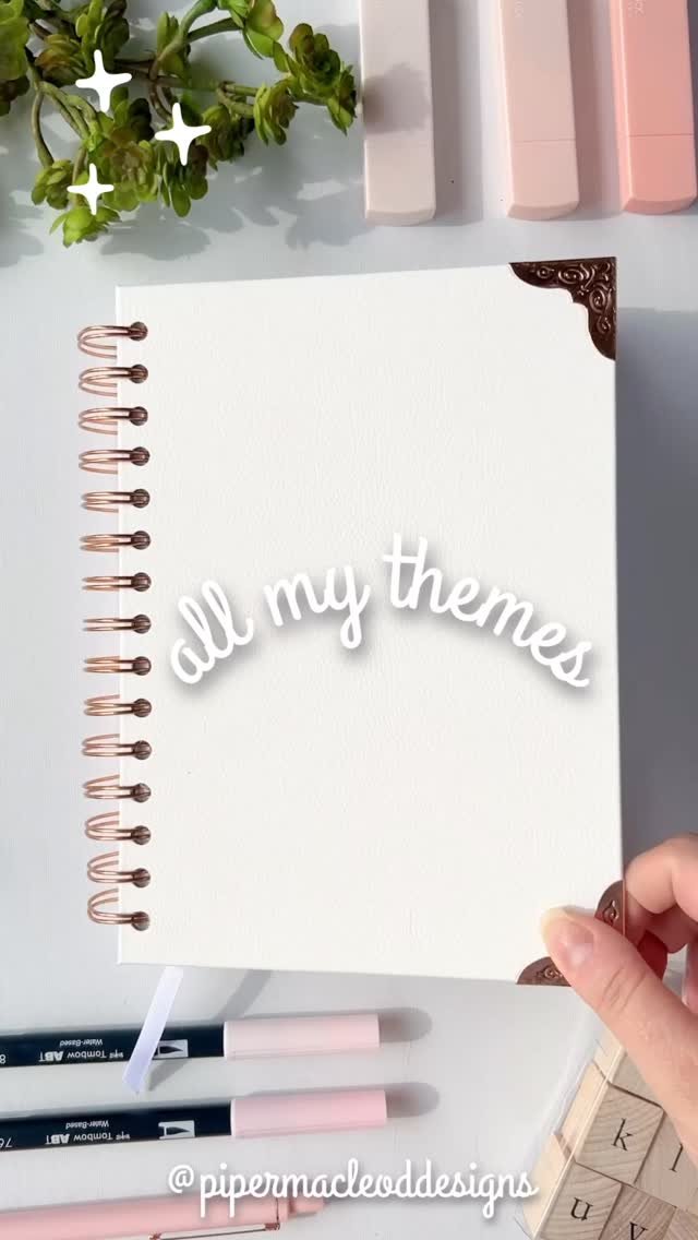 ✨ Deja vu, anyone? ✨
Here’s a brand new flip-through of all 32 bullet journal theme covers—now sturdy hardcover! I’ve also added a fresh “This Journal Belongs To:” title page to personalize your planner right from the s