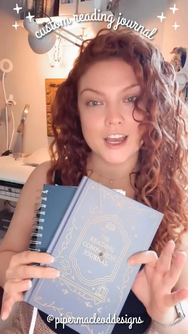 This one was made for a reader who flies through books faster than most people can write a TBR ✨📚
She loved my Reading Companion Journal but needed way more space, so we created a custom version together: over 200 books worth of entries and only the