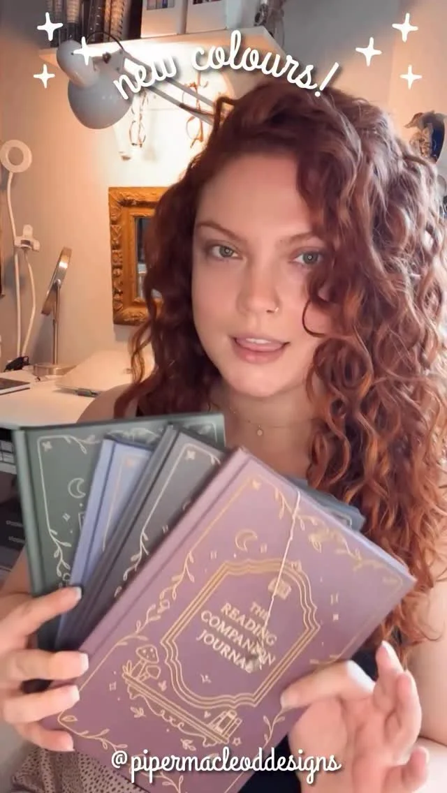 I designed these shades to feel timeless, a little magical, and just bold enough to stand out on your shelf.
Which one has your heart?
The new Reading Companion Journal colors:
♡ Storm Drift
♡ Ivy Oath
♡ Raven Wing
♡ Amethyst Crown
#readingjournal
