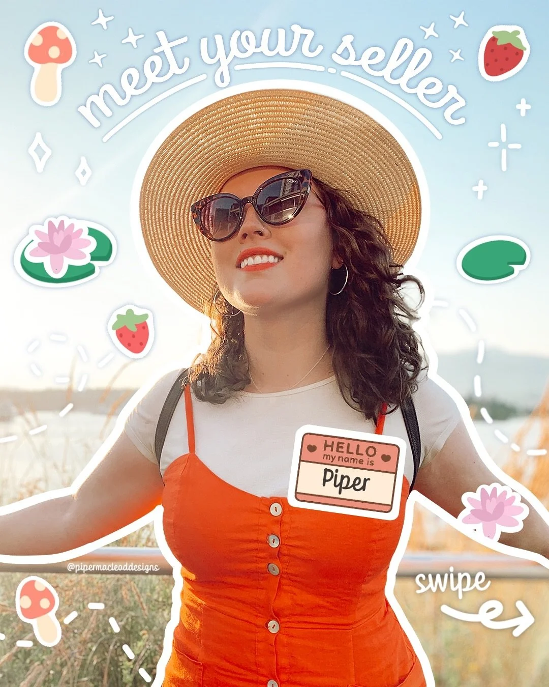 ✨ I thought it was about time I introduced myself ✨
I’m Piper, and I’m so glad you’re here 🫶🏻 I’m a self-taught artist and business owner, and I’m the creator and designer behind Piper MacLeod Designs!
And these are