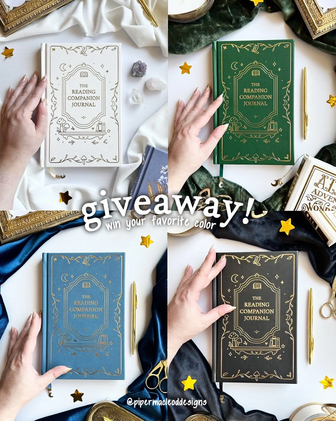 Hiiiii friends 🫶🏻 When i released the new reading journal covers, i had every intention of celebrating with a cozy little giveaway&hellip; life just made this one a bit delayed 🤍
So consider this a belated celebration for the new collection ✨

🤍 