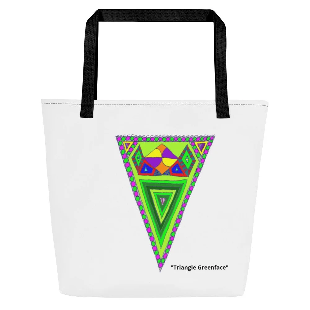 All-Over Print Large Tote Bag 