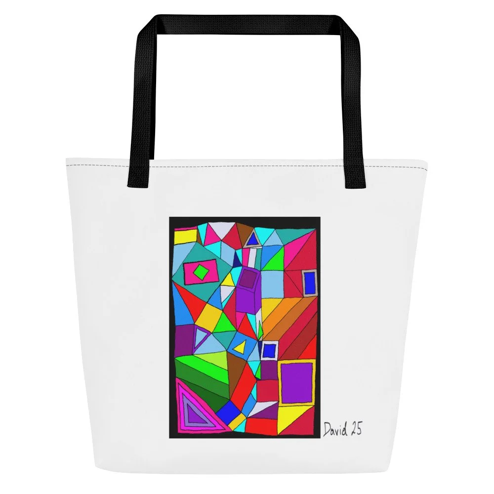 All-Over Print Large Tote Bag 