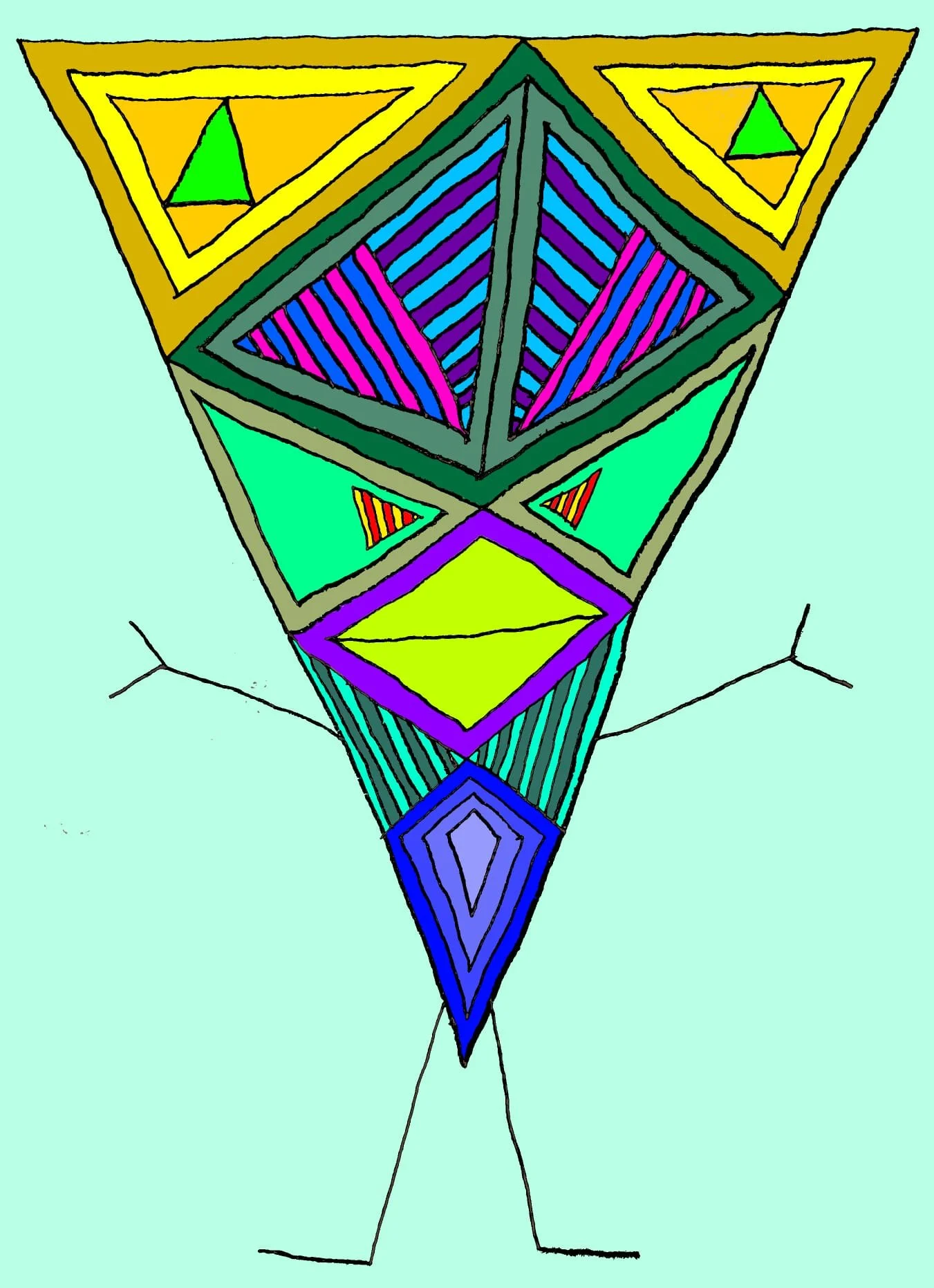 "Triangle man 3"