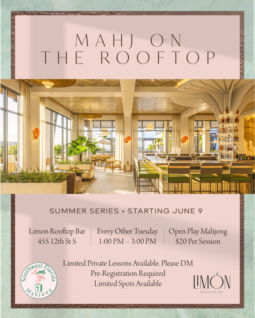 Limón Rooftop Bar, Naples Popup Mahj