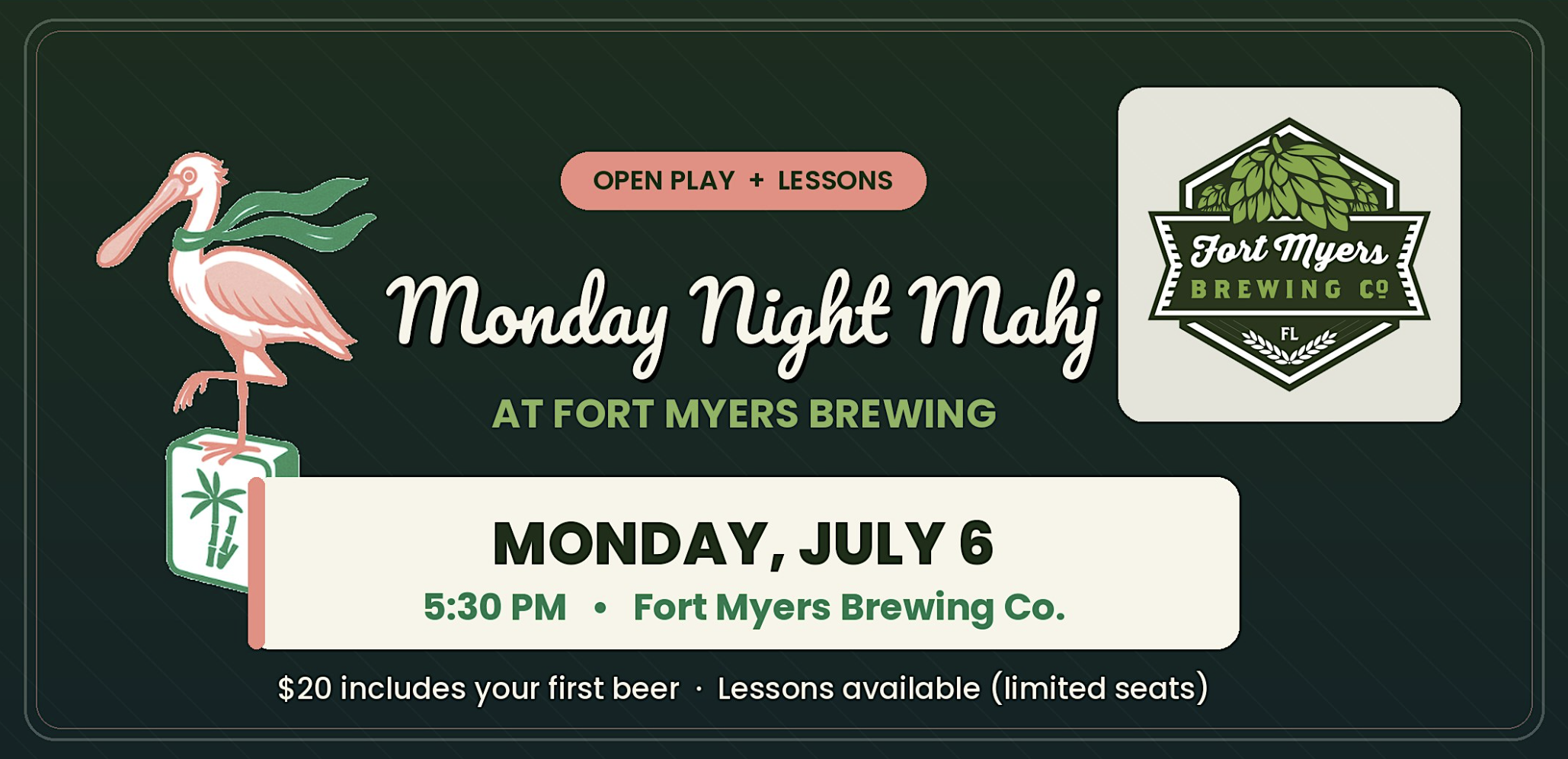 Mahj Monday Fort Myers Brewing