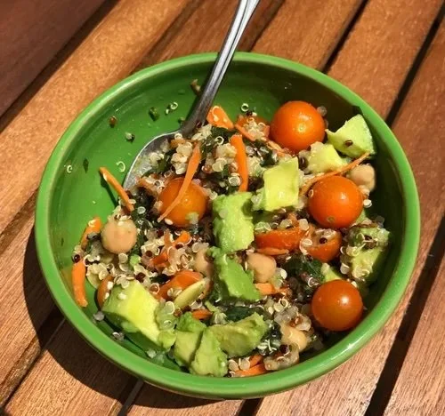 Maple Dijob Kale &amp; Quinoa Salad