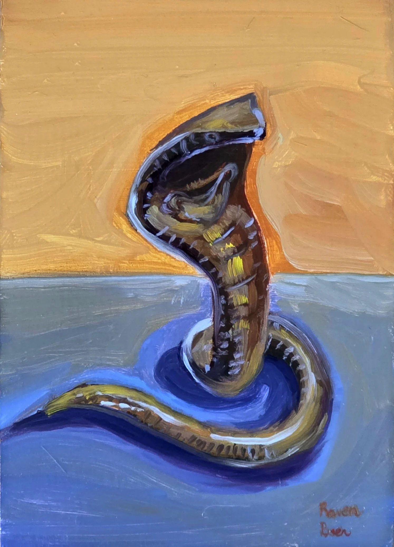 Oil on board 5"x7", 2026