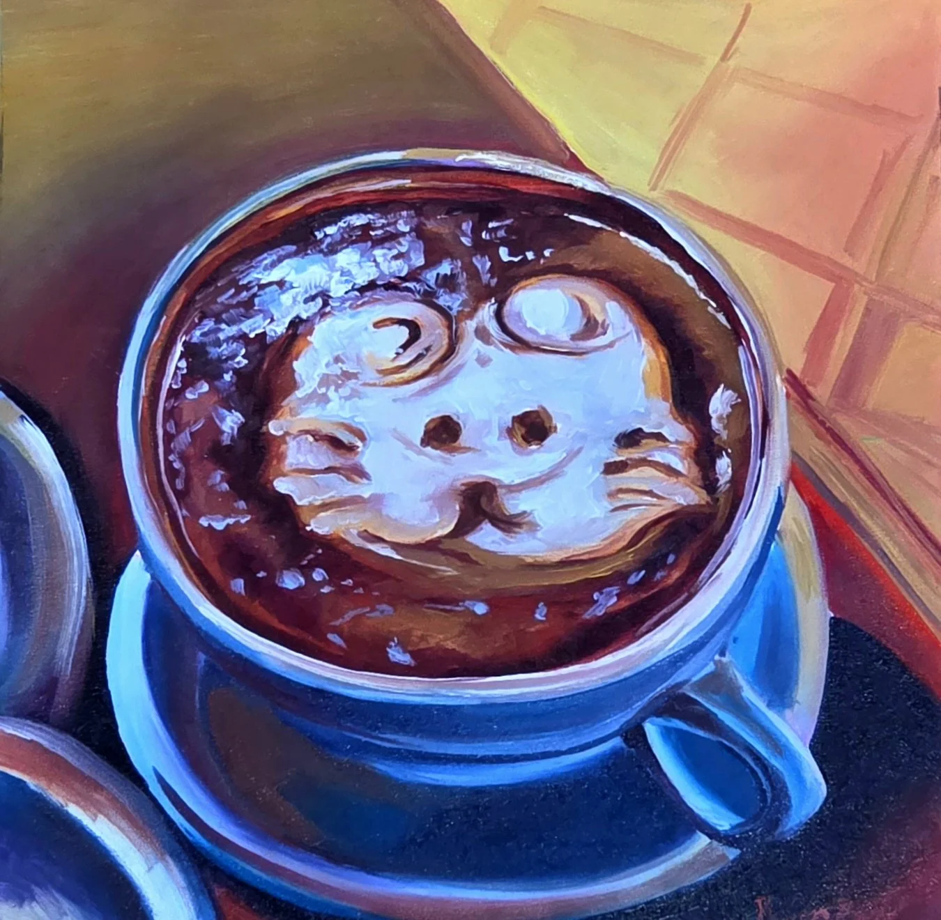 Oil on board 8"x8", 2025-2026