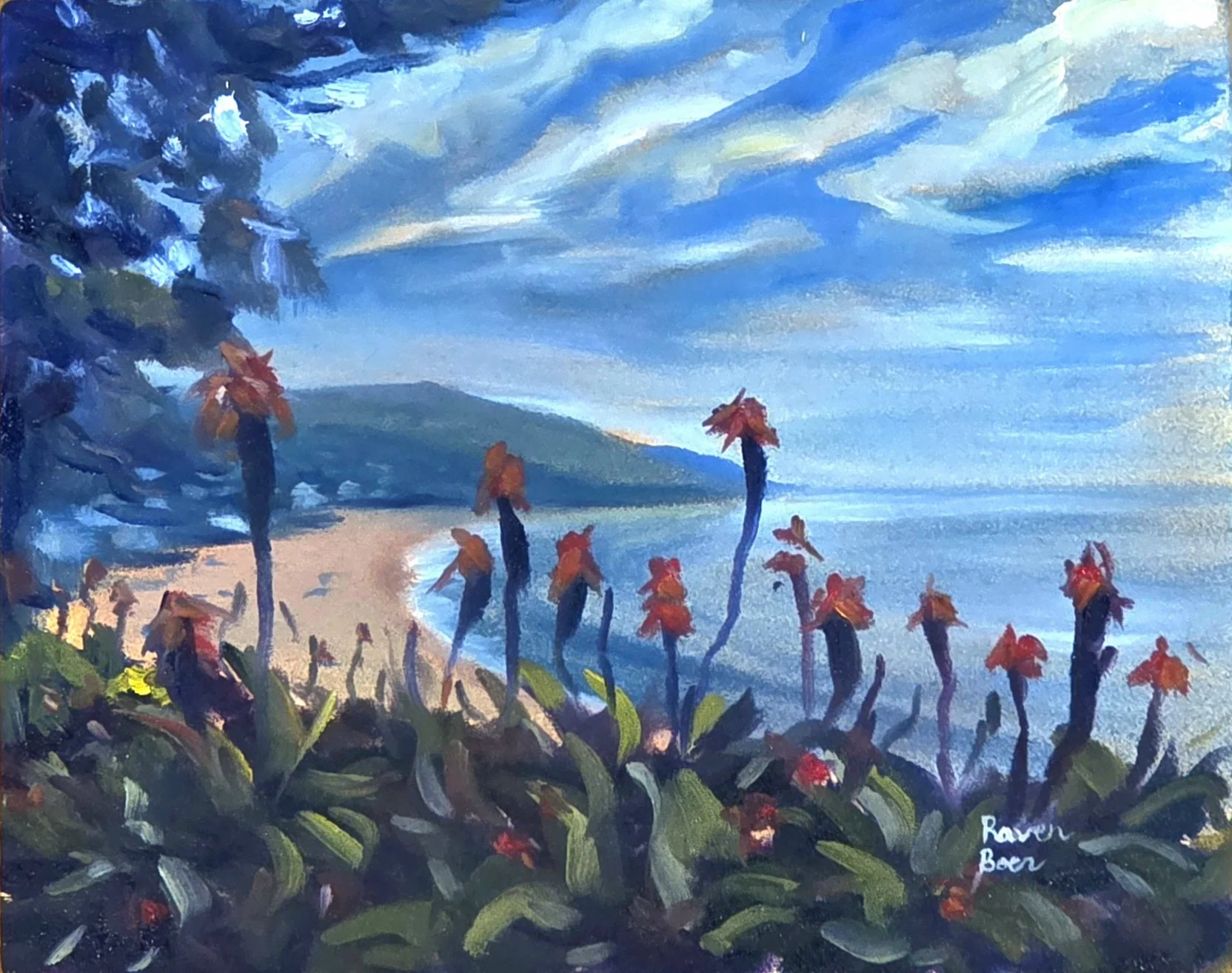 Oil on aluminum 8"x10", 2026