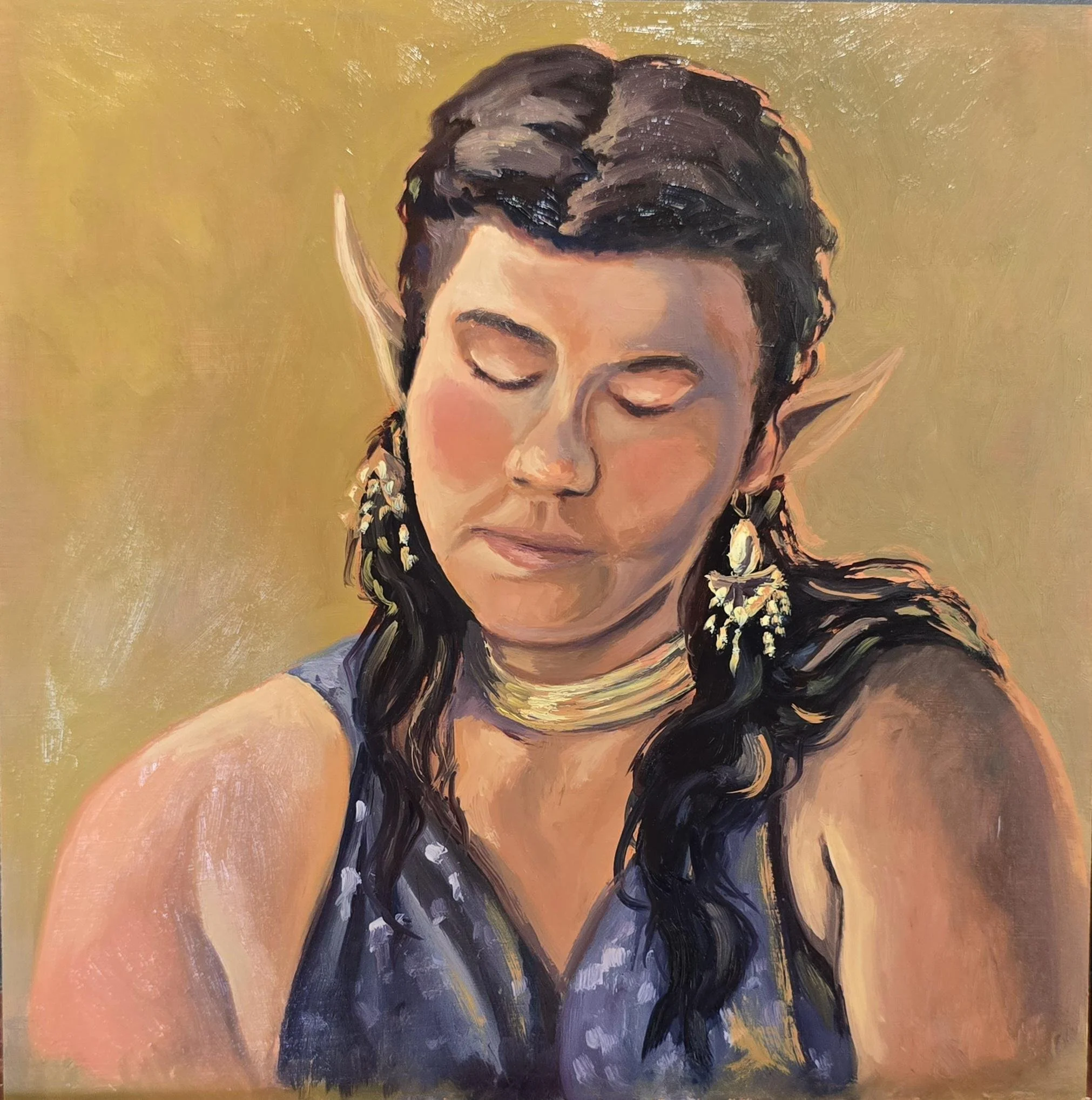 "3 Hour Life Portrait I" 12"x12", 2026