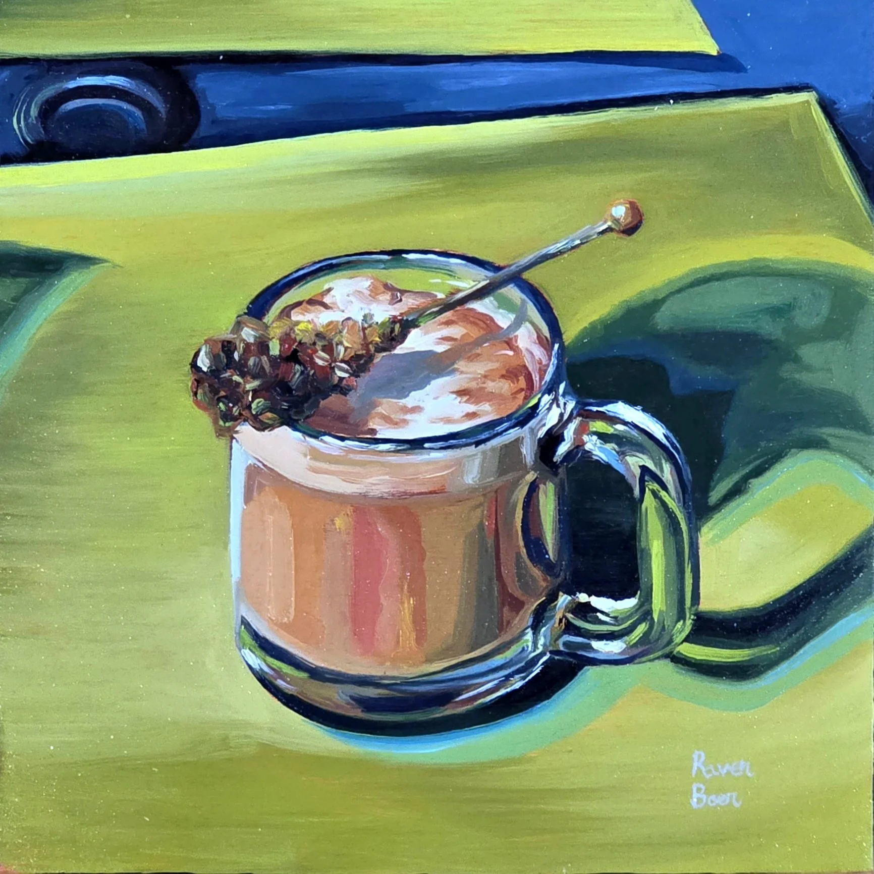 Oil on board 8"x8", 2025-2026